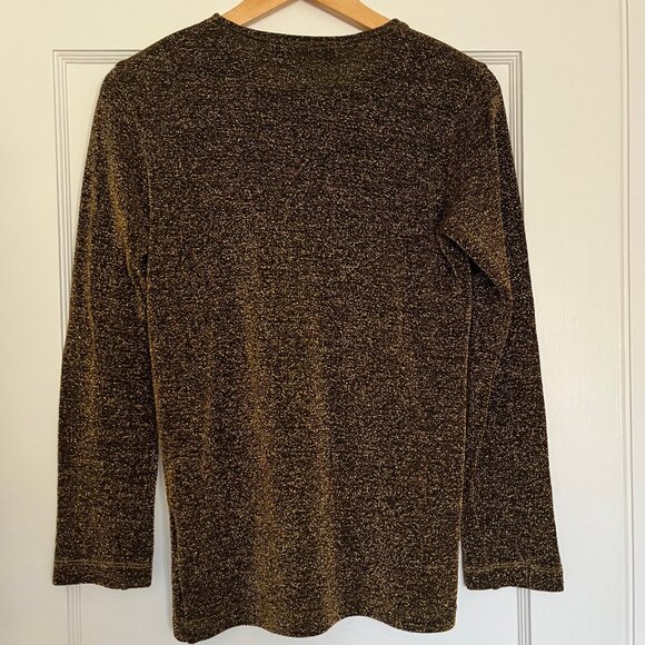 Vintage Junya Watanabe x Commes des Garçons Metallic Gold Top | Size Medium - Picture 5 of 6